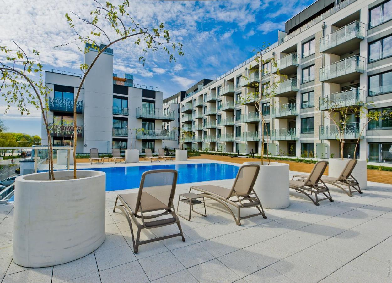 Porty B103 Nadmorskie Tarasy Pool Sauna Parking Колобжег Экстерьер фото